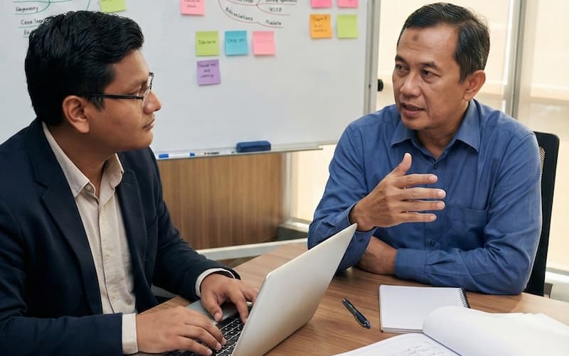 Sesi workshop penggalian tacit knowledge